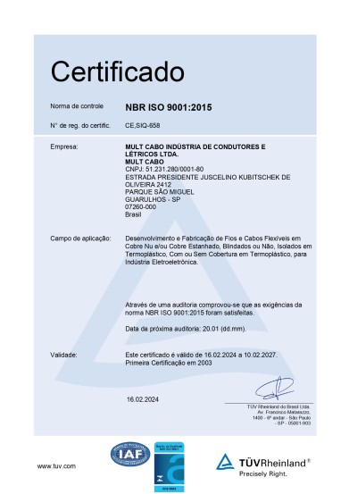 Certificado Mult Cabo